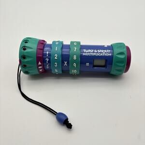 Vintage Working 1998 Leap Frog Twist And Shout Multiplication Learning Math Game